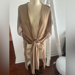 Worn a few times blouse beach cover up